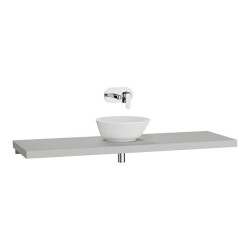 VitrA Stand İnce Tezgah, 150x5 cm, Mat Açık Gri - VİTRA