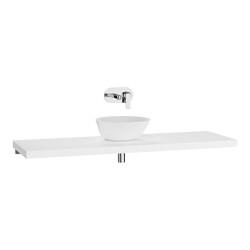 VitrA Stand İnce Tezgah, 150x5 cm, Mat Beyaz - VİTRA