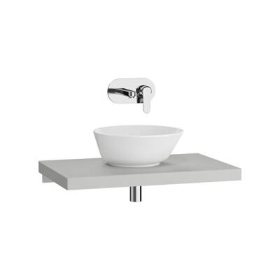 VitrA Stand İnce Tezgah, 75 cm, Mat Açık Gri - 1