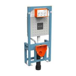 VitrA V12 Asma Klozetler için Alçıpan Duvar Uyumlu Gömme Rezervuar 12 cm, 2.5/4 L - VİTRA