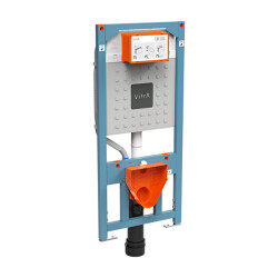 VitrA V12 Asma Klozetler için Karkas Profil Sistemlere Montaj Alçıpan Duvara Uyumlu Gömme Rezervuar 12 cm 3/6 L - VİTRA