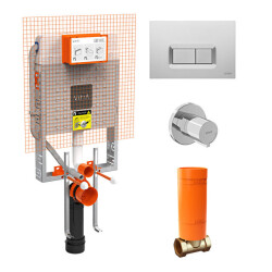 VitrA V8 Asma Klozetler için Gömme Rezervuar Seti, 8 cm - VİTRA