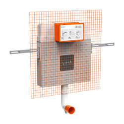 VitrA V8 Duvara Tam Dayalı Klozetleri İçin Gömme Rezervuar 8 cm, 3/6 L - VİTRA