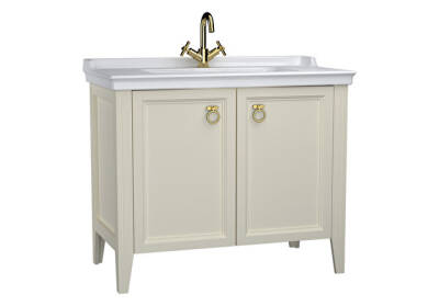 VitrA Valarte 100 cm Kapaklı Lavabo Alt Dolabı - 1
