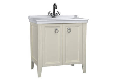 VitrA Valarte 80 cm Kapaklı Lavabo Alt Dolabı - 1