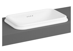VitrA Valarte Parlak Beyaz 58 cm Tezgah Üstü Lavabo - VİTRA
