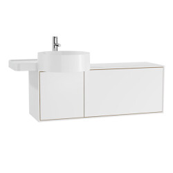 VitrA Voyage Mat Beyaz Lavabo Dolabı, 100 cm (Sol) - VİTRA